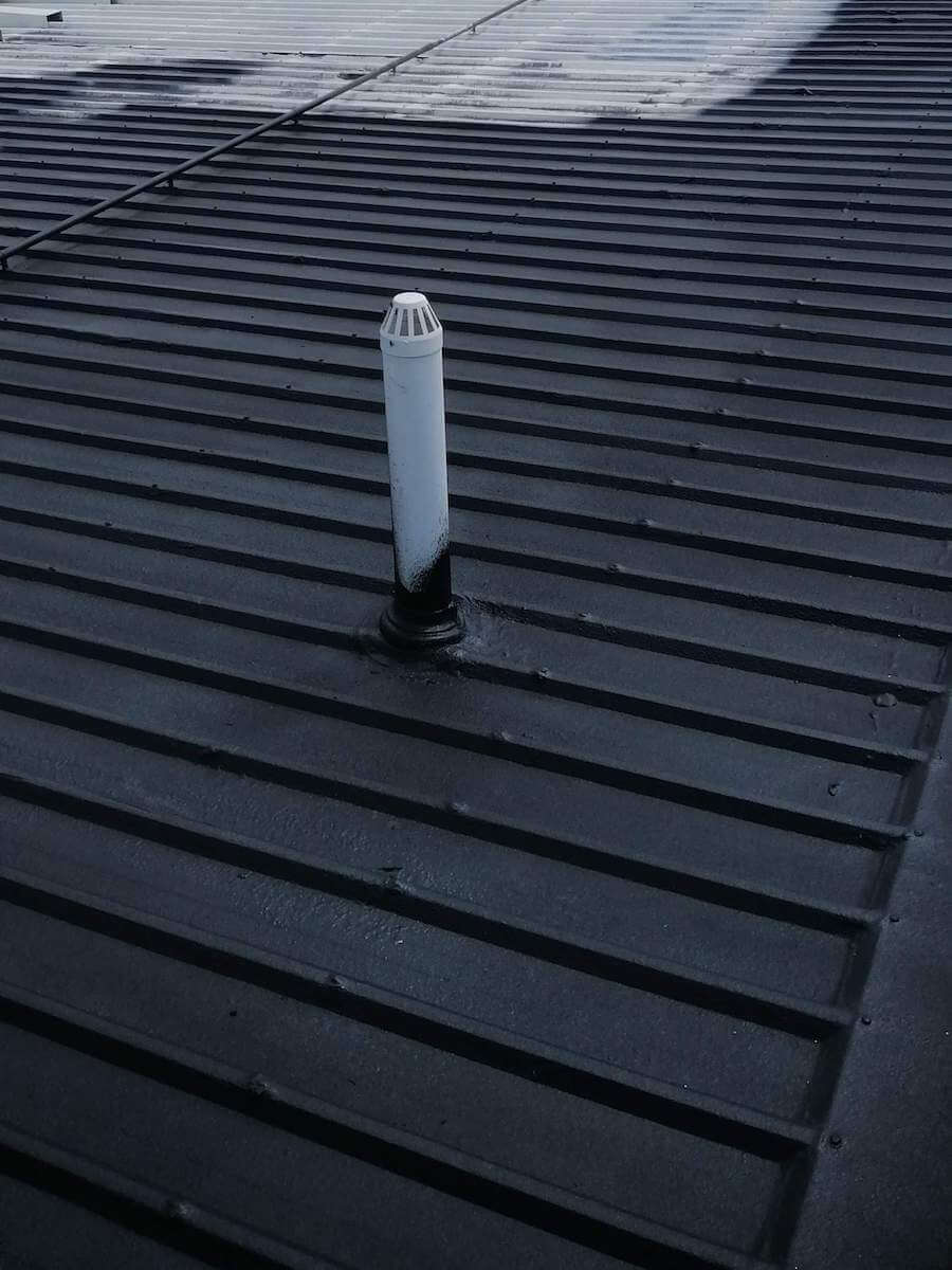 Roof after sealing